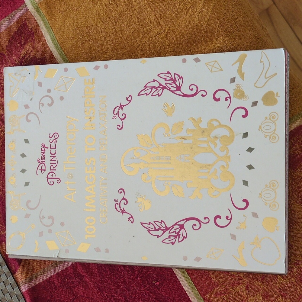 Disney Princess Art Therapy Coloring Book